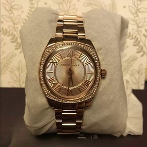 New! MICHAEL KORS Mini Bryn Rose Gold Watch